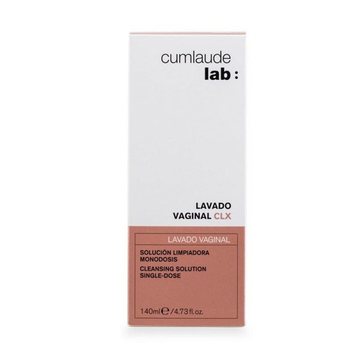 Cumlaude Lab CLX Lavado Vaginal Solución Higiene Íntima Femenina 140 ml Unidosis. Sin Parabenos, previene inflamaciones. 1