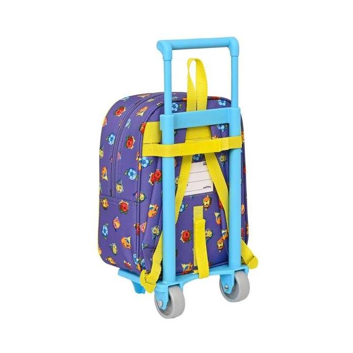 Mochila Escolar con Ruedas SuperThings Guardians of Kazoom Morado Amarillo (22 x 28 x 10 cm) 4 Mochila Escolar con Ruedas SuperThings Guardians of Kazoom Morado Amarillo (22 x 28 x 10 cm) 4