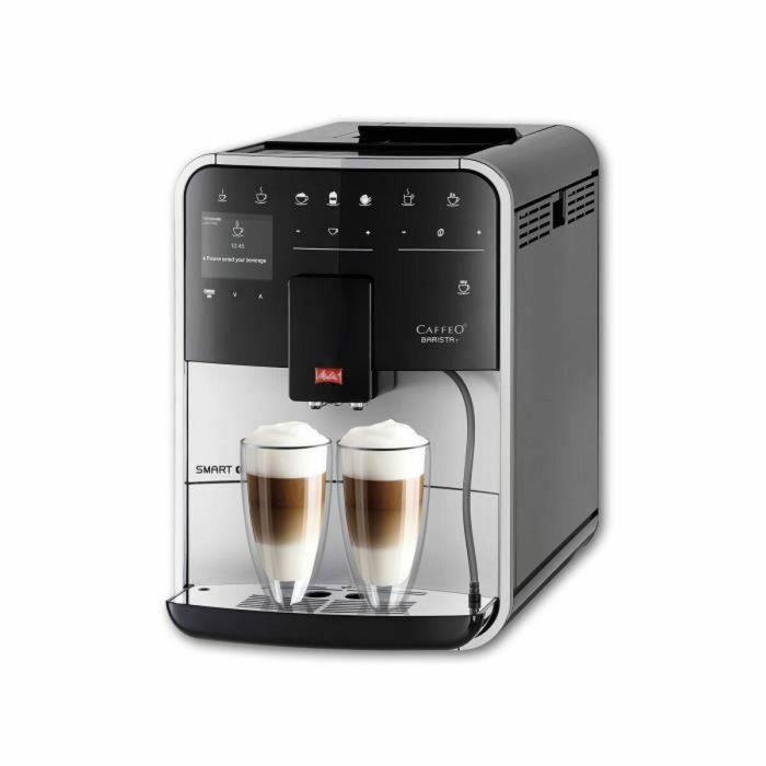 Melitta F831-101 Cafetera Súper Automática Barista T Smart 5 Intensidades de Café, Limpieza y Descalcificación Auto, 1.8L, sin Leche, Plateada 4 Melitta F831-101 Cafetera Súper Automática Barista T Smart 5 Intensidades de Café, Limpieza y Descalcificación Auto, 1.8L, sin Leche, Plateada 4