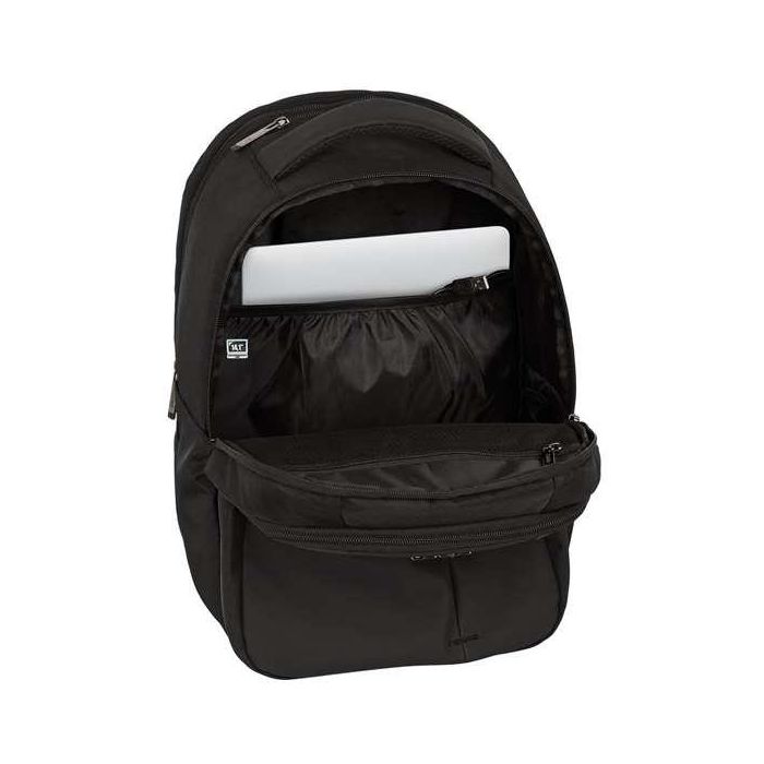 Mochila para Portátil y Tablet con Salida USB Safta Business Negro (31 x 45 x 23 cm)