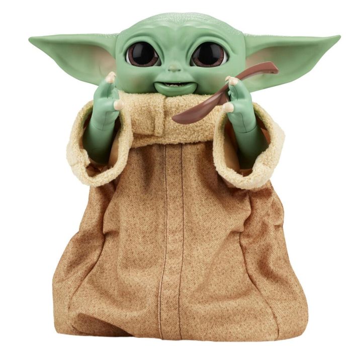 Hasbro Galactic Snackin Grogu Figura Interactiva Baby Yoda The Child Mandalorian Star Wars 23cm Sonidos y Movimientos +4 Años 3 Hasbro Galactic Snackin Grogu Figura Interactiva Baby Yoda The Child Mandalorian Star Wars 23cm Sonidos y Movimientos +4 Años 3