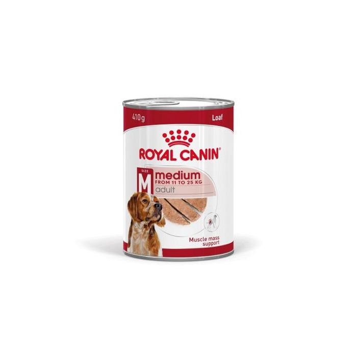 Royal Canin Medium Adult Pate - Alimento Húmedo para Perros Adultos, 12 Latas de 410 g Royal Canin Medium Adult Pate - Alimento Húmedo para Perros Adultos, 12 Latas de 410 g
