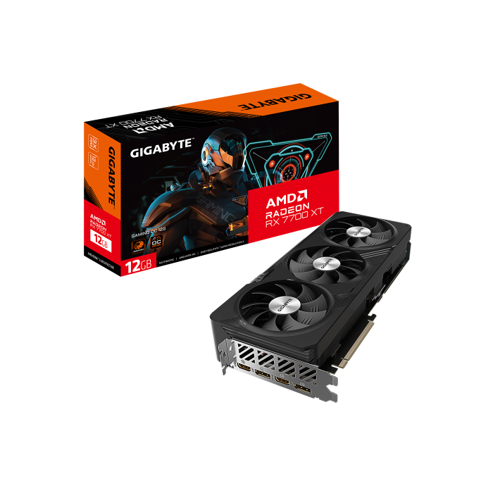 Tarjeta Gráfica Gigabyte Radeon RX 7700 XT GAMING OC/ 12GB GDDR6 Tarjeta Gráfica Gigabyte Radeon RX 7700 XT GAMING OC/ 12GB GDDR6