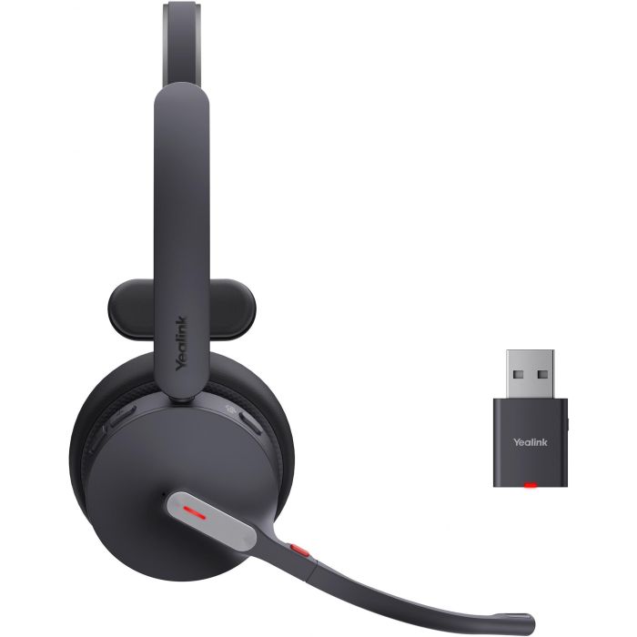 Yealink WH64 Hybrid Mono Teams Auriculares Inalámbricos Bluetooth para Oficina y Centro de Llamadas con Microsoft Teams 2