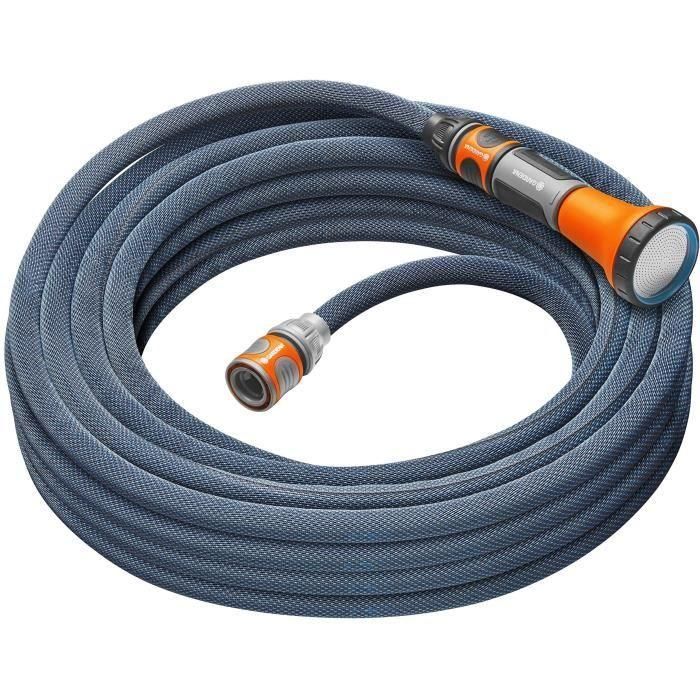 Gardena Kit Manguera Liano Xtreme 15m, 1/2" con Conexiones, Lanza Rociadora y Conexión al Grifo, Resistente a UV y Heladas 1 Gardena Kit Manguera Liano Xtreme 15m, 1/2" con Conexiones, Lanza Rociadora y Conexión al Grifo, Resistente a UV y Heladas 1