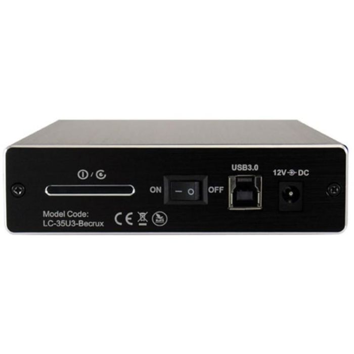 8cm SATA USB3 LC-Power Alu black 3