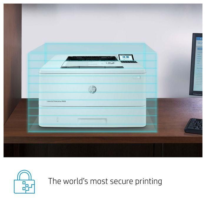 HP 3PZ15A Impresora Láser Monocromo LaserJet Enterprise M406DN | Dúplex Automático, Ethernet, 40 ppm, Seguridad Avanzada 39 HP 3PZ15A Impresora Láser Monocromo LaserJet Enterprise M406DN | Dúplex Automático, Ethernet, 40 ppm, Seguridad Avanzada 39