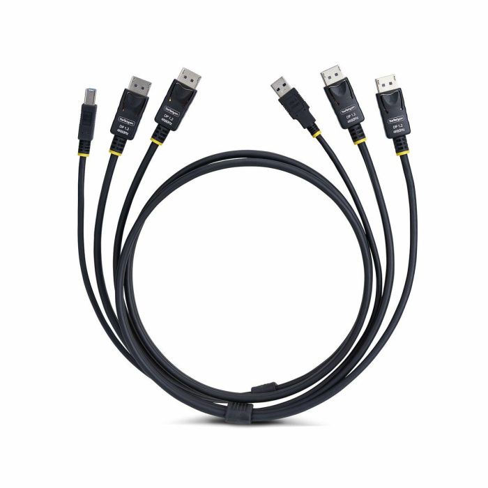 Cable adaptador Startech DDU1226-KVM-CABLE Negro 1,8 m 1 Cable adaptador Startech DDU1226-KVM-CABLE Negro 1,8 m 1