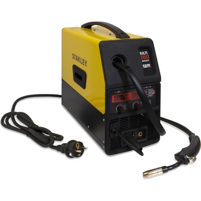 Soldadora inverter STANLEY VIP 160A multiproceso 3 en 1 Soldadora inverter STANLEY VIP 160A multiproceso 3 en 1