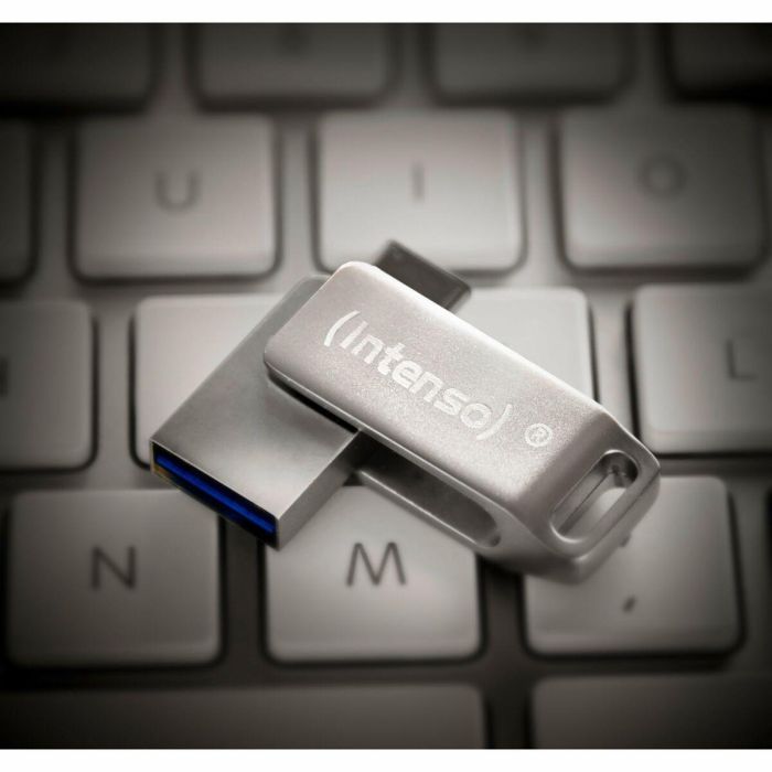 Intenso 3536480 Lápiz USB 3.0 + TypeC 32GB, Lectura/Escritura 70MB/s, Metal 4 Intenso 3536480 Lápiz USB 3.0 + TypeC 32GB, Lectura/Escritura 70MB/s, Metal 4