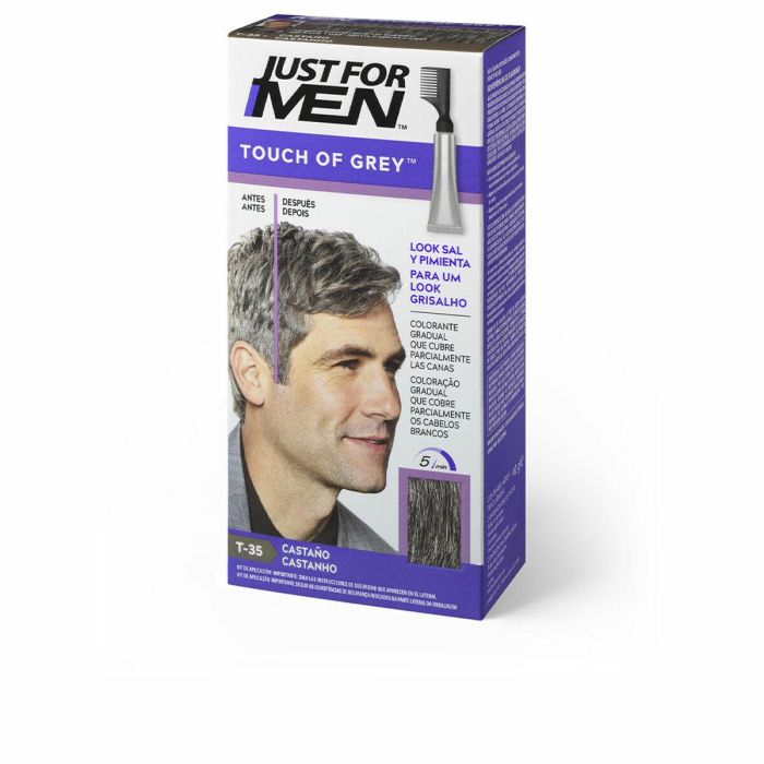 Just For Men Touch Of Grey Tono Castaño T35