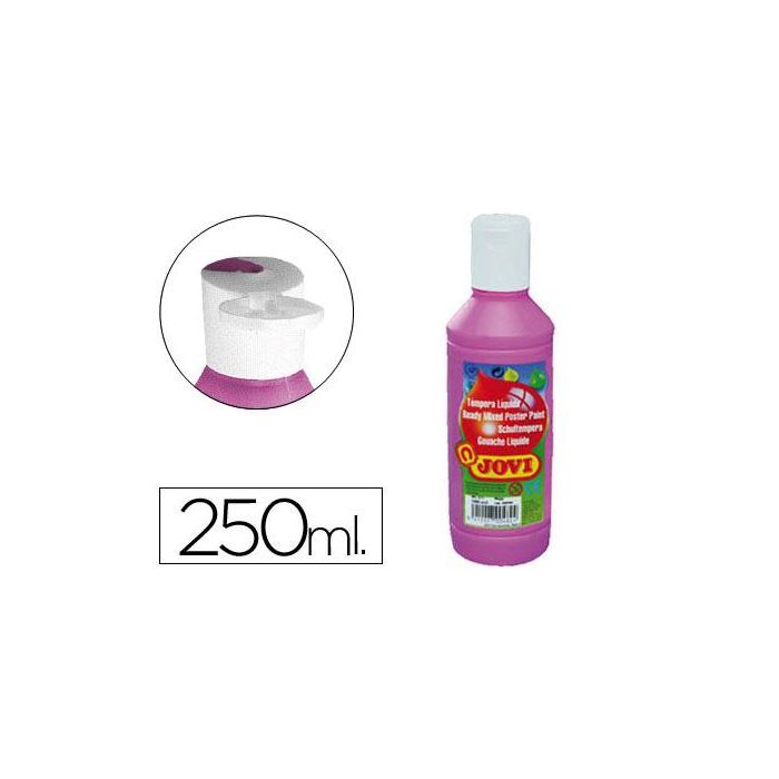 Tempera Liquida Jovi Escolar 250 mL Magenta