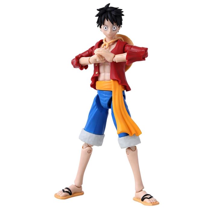 Bandai Anime Heroes Figura de Luffy 37008, 17cm, 17 Puntos de Articulación 1
