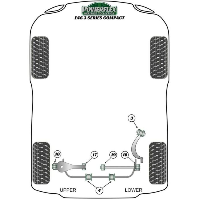 Silentblock Powerflex PFR5-4626 Trasera 1