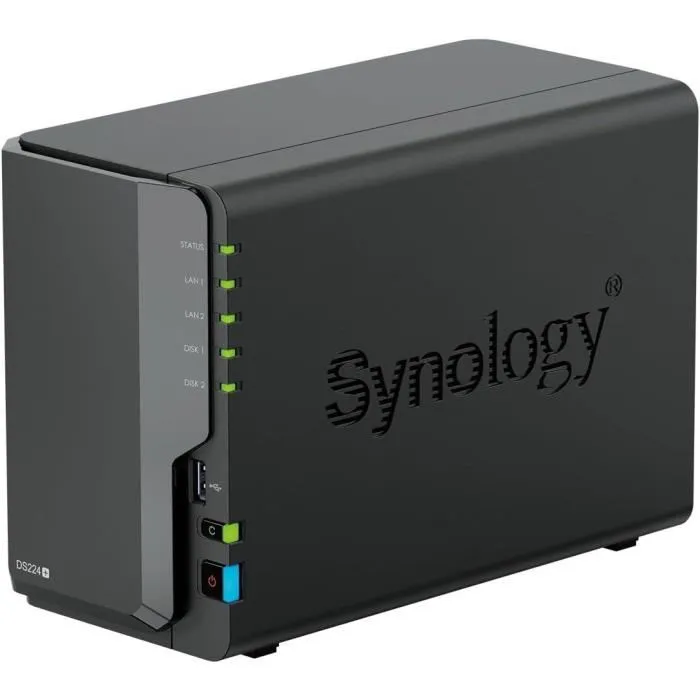 Synology DS224+ NAS Escritorio Intel Celeron J4125 2GB DDR4 2 Bahías 1