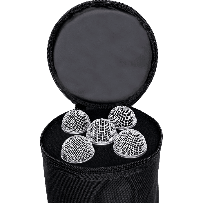 SBG Funda de Nylon para 5 Micrófonos y 3 Pies de Micrófono con Compartimentos Interiores, Dimensiones 112x25x20 cm 6