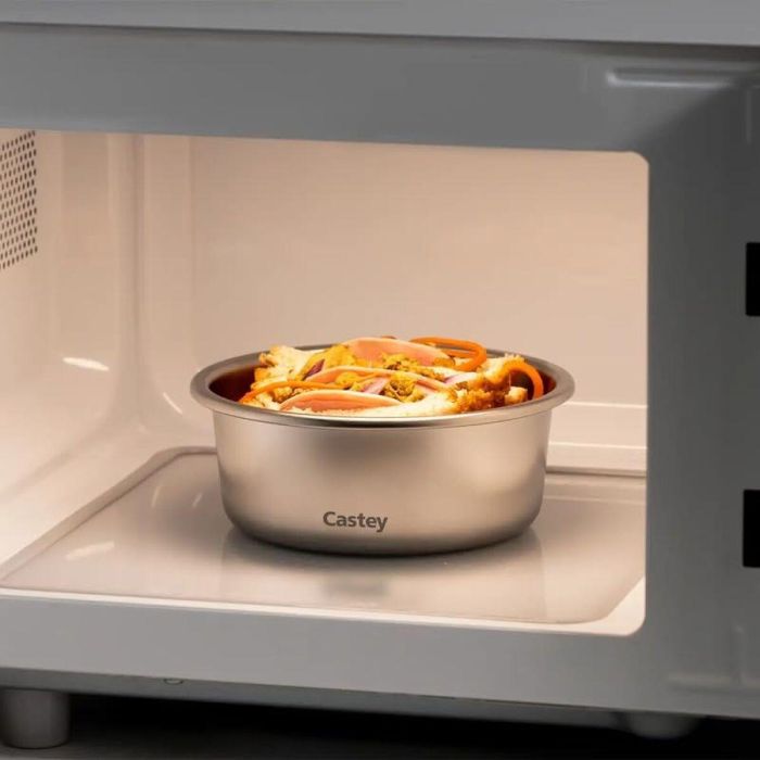 Fiambrera Castey C-B650 Plateado Acero Inoxidable Compacto 650 ml Fiambrera Castey C-B650 Plateado Acero Inoxidable Compacto 650 ml