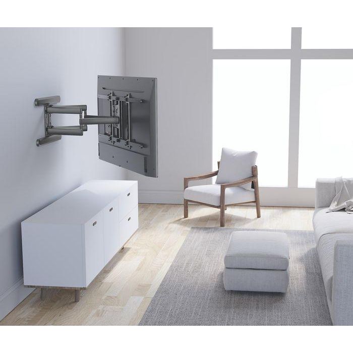 Vivolink Soporte de pared Pro para pantallas grandes, brazo inclinable y giratorio, 70 kg, VESA 800x400, negro brillante 14 Vivolink Soporte de pared Pro para pantallas grandes, brazo inclinable y giratorio, 70 kg, VESA 800x400, negro brillante 14