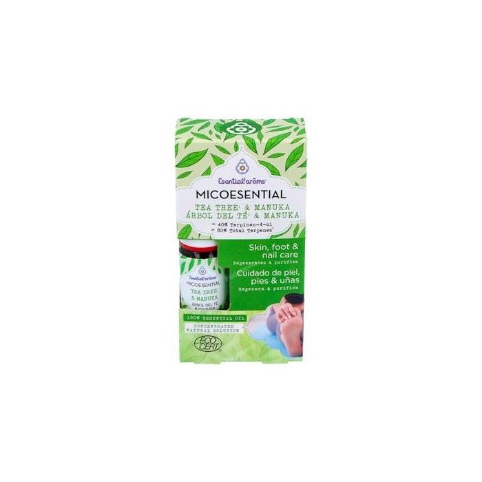 ESENTIAL AROMS Micoesential Árbol del Té y Manuka 10ml. Aceites Esenciales para Hongos y Piel