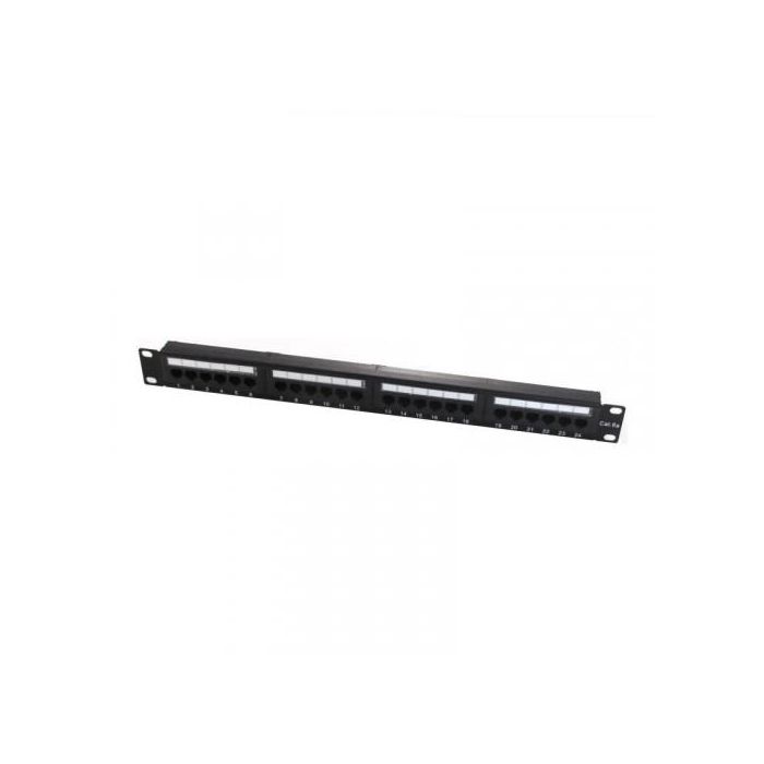 WP 19" Patch Panel Cat.6a UTP 24 RJ45 ports 1U WP 19" Patch Panel Cat.6a UTP 24 RJ45 ports 1U