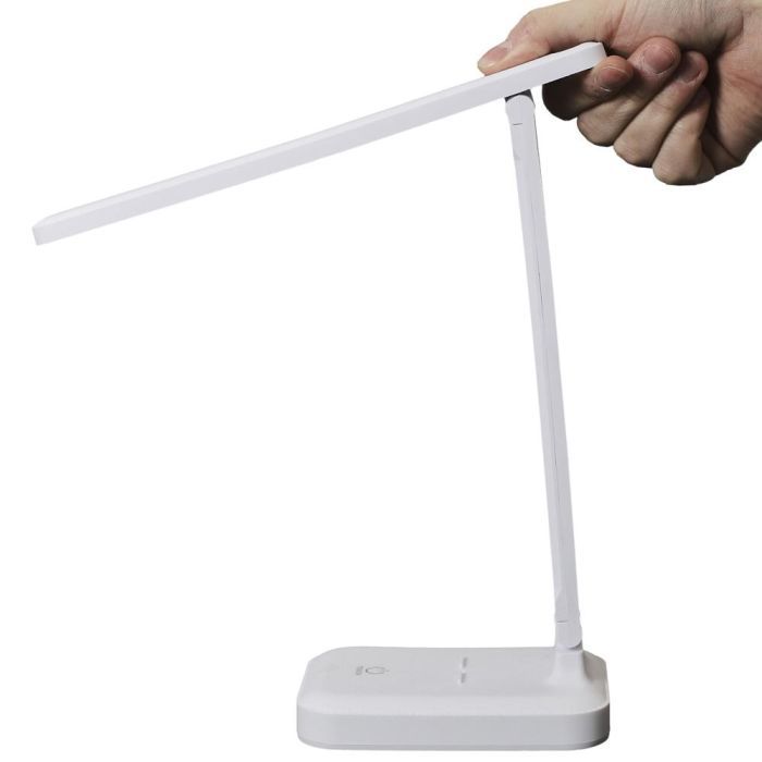 Home Deco Factory Lámpara Lectura Plegable Táctil ABS Plástico 3