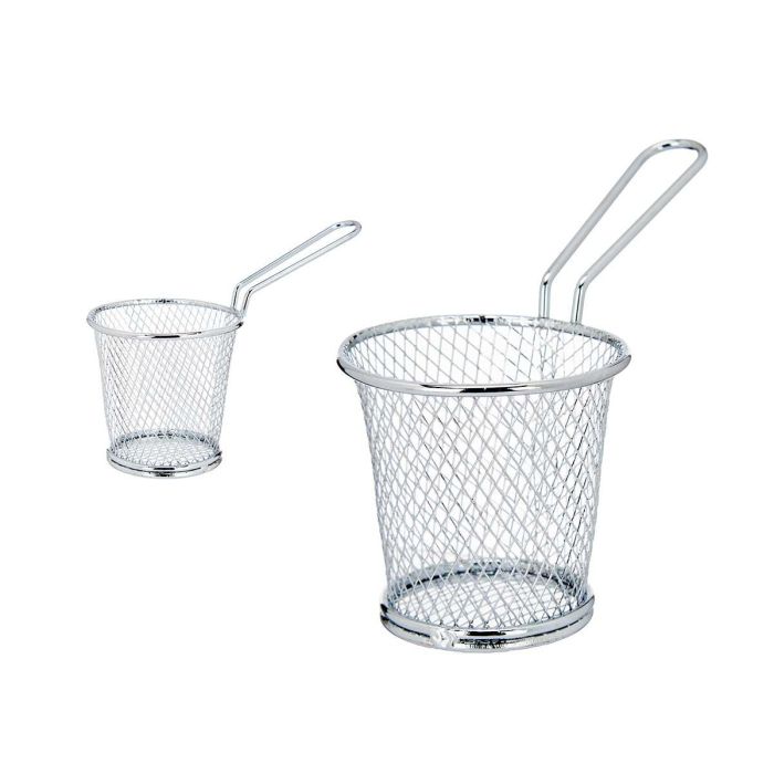 Soporte Aperitivo Cromado Redondo Asa Kinvara 15X12CM (12 Unidades) Soporte Aperitivo Cromado Redondo Asa Kinvara 15X12CM (12 Unidades)