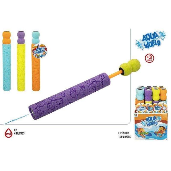 Lanzador de agua foam world 7x43,5 cm alcanca 105 milimietros. - modelos surtidos 3 Lanzador de agua foam world 7x43,5 cm alcanca 105 milimietros. - modelos surtidos 3