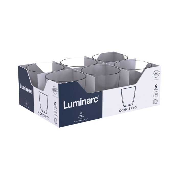 Vaso Luminarc Concepto 250 ml Transparente Vidrio (24 Unidades) 3