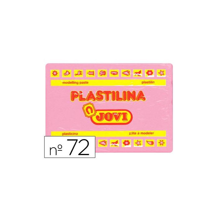 Plastilina Jovi 72 Rosa Unidad Tamaño Grande