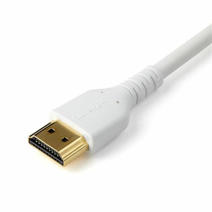 Cable HDMI Startech RHDMM1MPW 4K Ultra HD 1 m Blanco Cable HDMI Startech RHDMM1MPW 4K Ultra HD 1 m Blanco