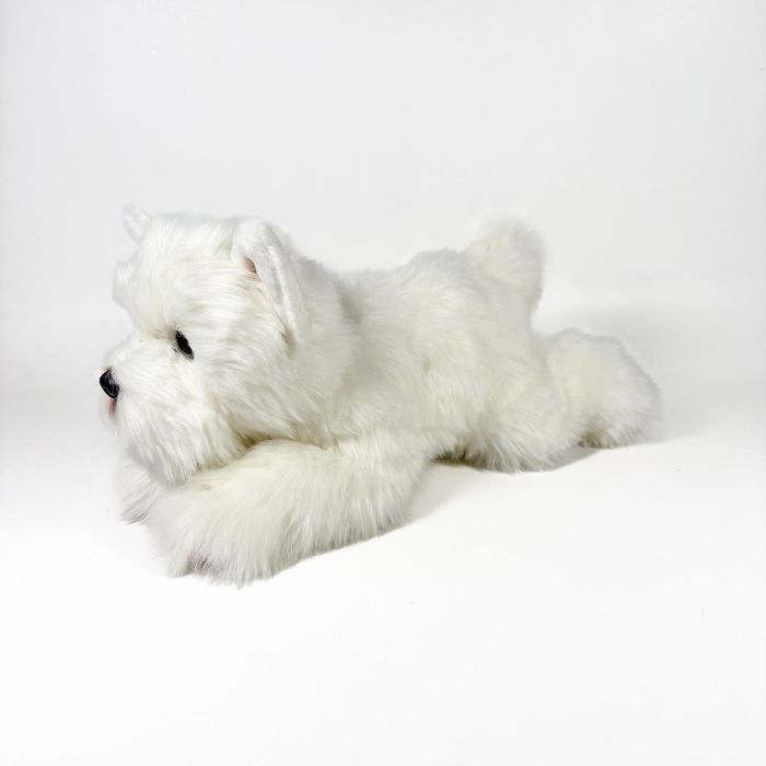 Peluche Terrier Blanco Tumbado 25Cm 939D00291 Bocalan Peluche Terrier Blanco Tumbado 25Cm 939D00291 Bocalan