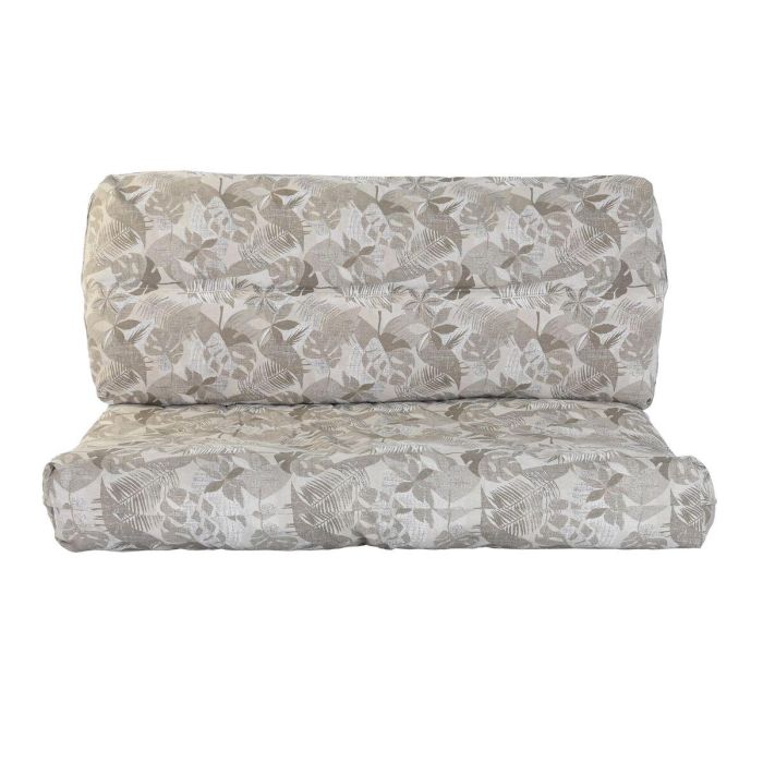 Cojín DKD Home Decor De suelo Gris Marrón claro Aluminio Hoja de planta 120 x 80 x 16 cm 3 Cojín DKD Home Decor De suelo Gris Marrón claro Aluminio Hoja de planta 120 x 80 x 16 cm 3
