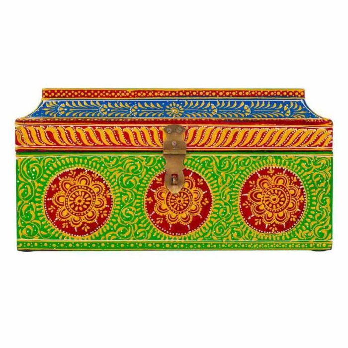 Caja-Joyero Alexandra House Living Estilo artesanal Multicolor 4