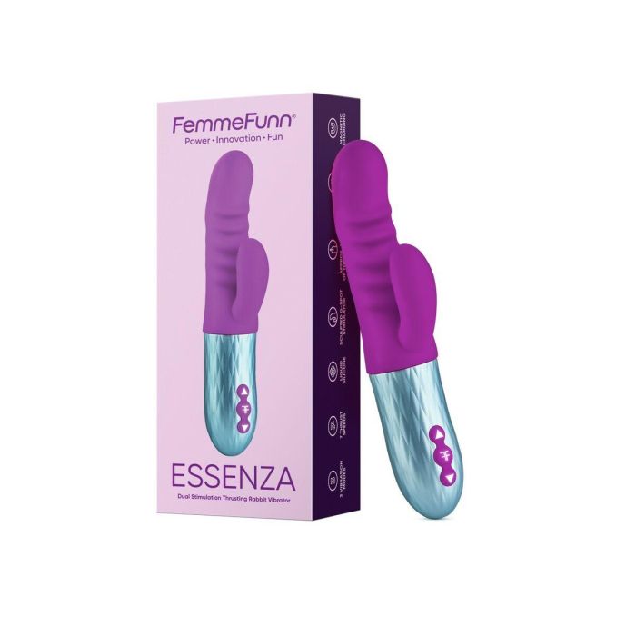 Vibrador Doble Estimulación FemmeFunn Essenza Morado 7