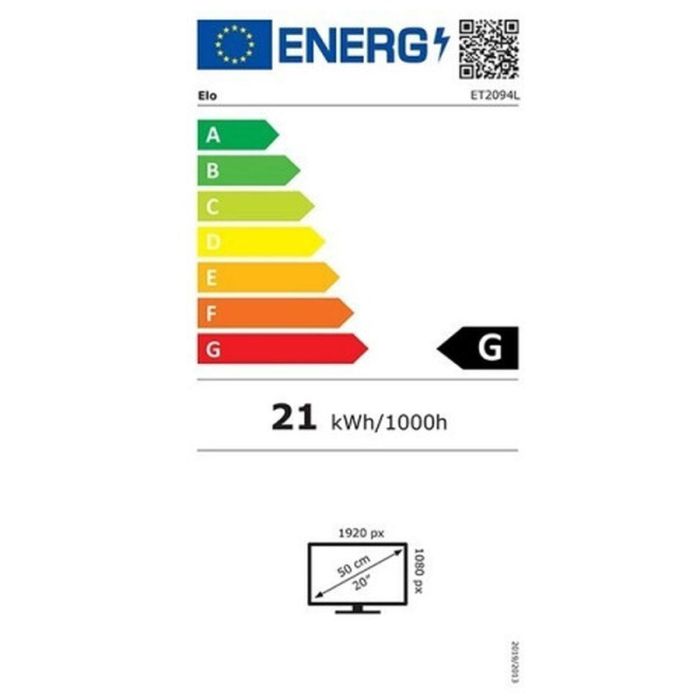 Monitor Elo Touch Systems 2094L Full HD 19,5" 50 Hz 5 Monitor Elo Touch Systems 2094L Full HD 19,5" 50 Hz 5