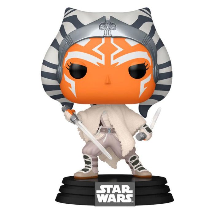 Funko Pop 83760 Figura de Colección Star Wars: Ahsoka Tano 'La Guerrera' (Serie Ahsoka) con dos sables de luz, 10,9 cm 1 Funko Pop 83760 Figura de Colección Star Wars: Ahsoka Tano 'La Guerrera' (Serie Ahsoka) con dos sables de luz, 10,9 cm 1