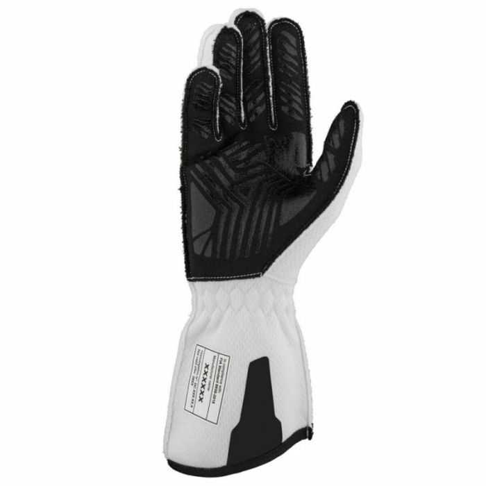 Omp OMPIB0-0773-A01-020-XS Guantes One Evo Fx Rally FIA 8856-2018 Blancos Talla XS - Panal Transpirable, Agarre Silicona 2
