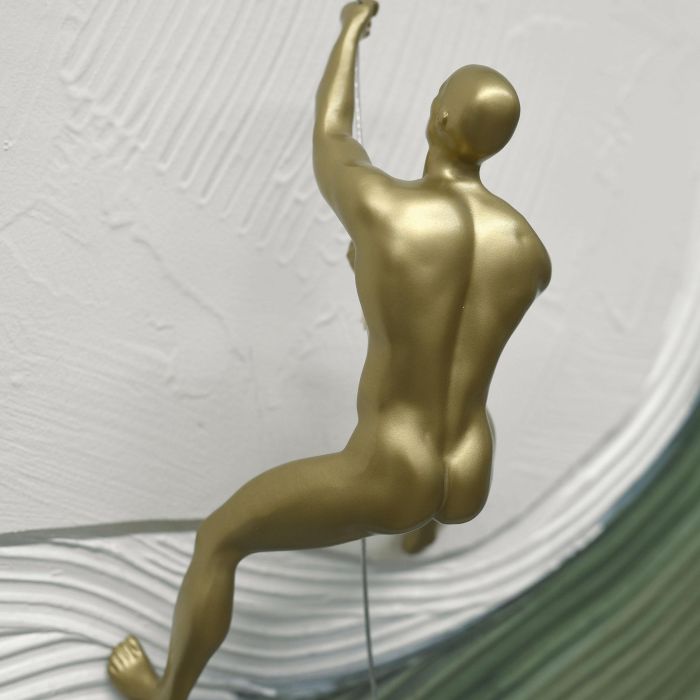 DKD Home Decor Cuadro Moderno Decorativo de Pared con Figura de Hombre, Verde Beige Dorado, 120 x 80 cm, Set de 2 Unidades en Lienzo y Resina 2 DKD Home Decor Cuadro Moderno Decorativo de Pared con Figura de Hombre, Verde Beige Dorado, 120 x 80 cm, Set de 2 Unidades en Lienzo y Resina 2