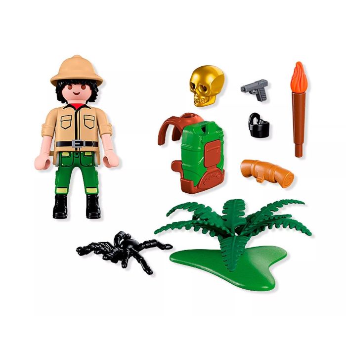 Playmobil Aventurero Special Plus 72033 con figura, antorcha y tarántula, juguete de aventuras para niños +4 años 2 Playmobil Aventurero Special Plus 72033 con figura, antorcha y tarántula, juguete de aventuras para niños +4 años 2
