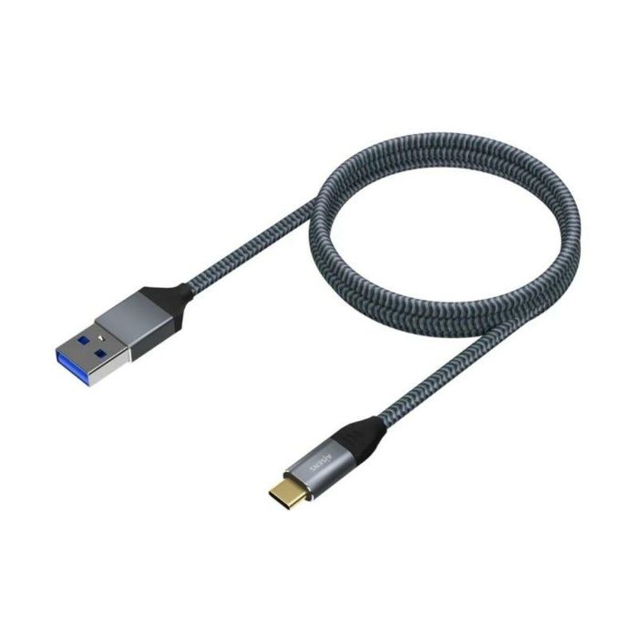 AISENS - CABLE USB 3.1 GEN2 ALUMINIO 10GBPS 3A, TIPO USB-C/M-A/M, GRIS, 1.0M 12 AISENS - CABLE USB 3.1 GEN2 ALUMINIO 10GBPS 3A, TIPO USB-C/M-A/M, GRIS, 1.0M 12
