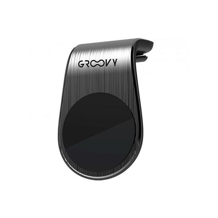 Groovy Soporte De Coche Para Movil Magnetico Gris Oscuro