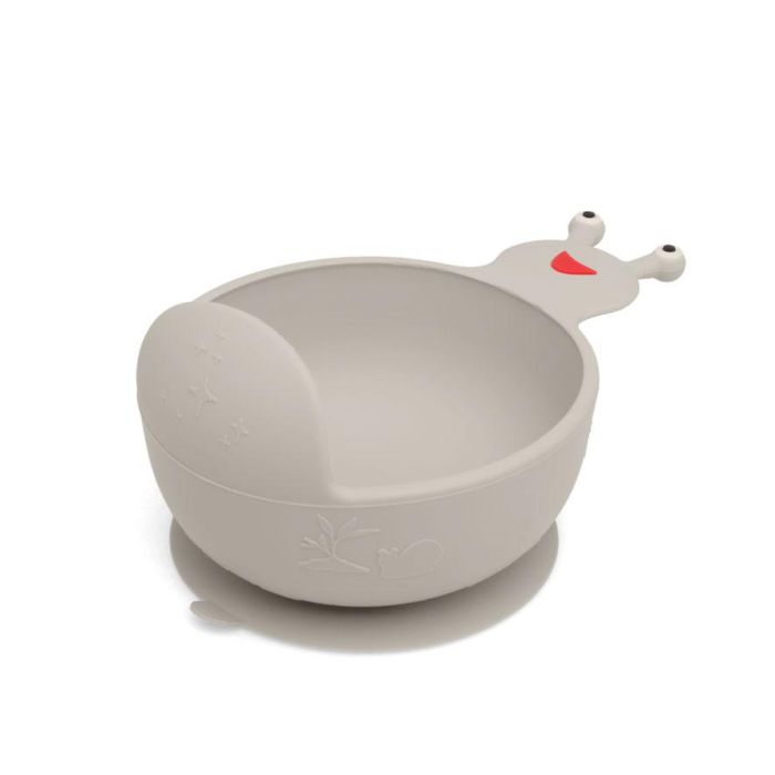 KioKids Cuenco de Silicona Antideslizante con Ventosa Diseño Caracol Gris para Bebés +6 Meses Apto Microondas y Lavavajillas 2 KioKids Cuenco de Silicona Antideslizante con Ventosa Diseño Caracol Gris para Bebés +6 Meses Apto Microondas y Lavavajillas 2