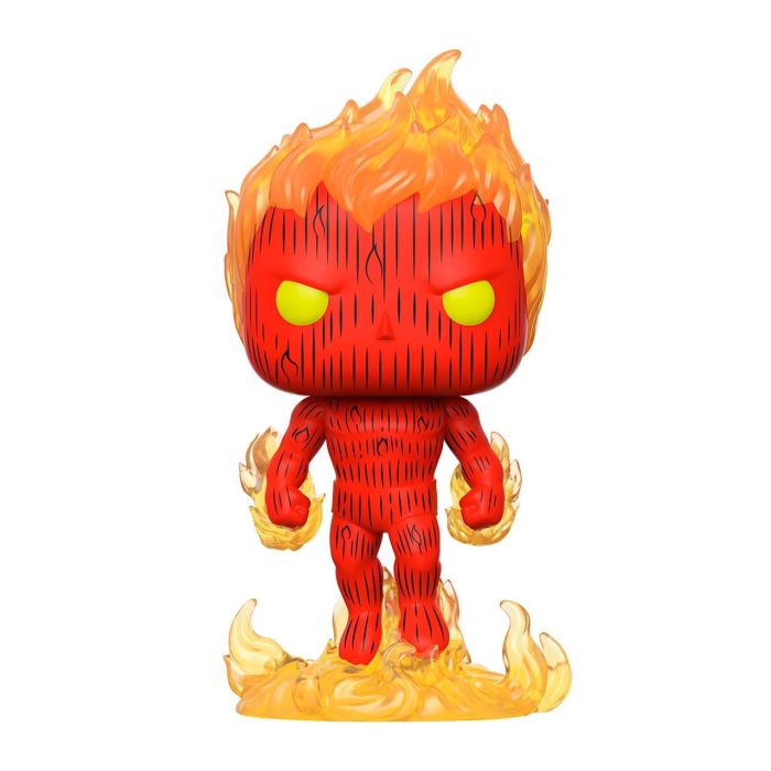 FUNKO Figura POP! Marvel Los 4 Fantásticos La Antorcha Humana, de vinilo, 9cm