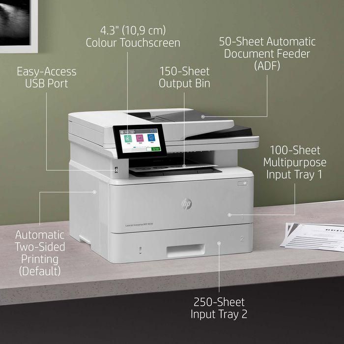 HP LaserJet Enterprise MFP M430f Impresora con Cartuchos HP JetIntelligence 5 HP LaserJet Enterprise MFP M430f Impresora con Cartuchos HP JetIntelligence 5