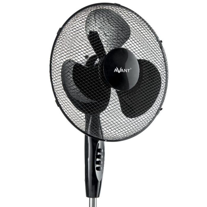 AVANT VENTILADOR DE PIE BLACK EDITION, 16", 45W, 40CM, BASE RED - AVANT