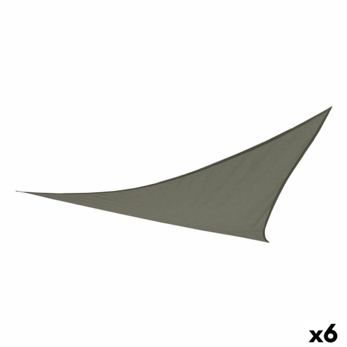 Vela de sombra Aktive Gris 360 x 0,5 x 360 cm Triangular (6 Unidades) Vela de sombra Aktive Gris 360 x 0,5 x 360 cm Triangular (6 Unidades)