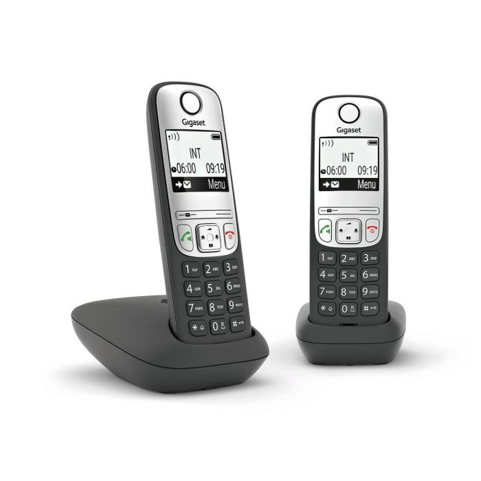 Gigaset A690 Duo Teléfono analógico Identificador de llamadas Negro, Plata Gigaset A690 Duo Teléfono analógico Identificador de llamadas Negro, Plata