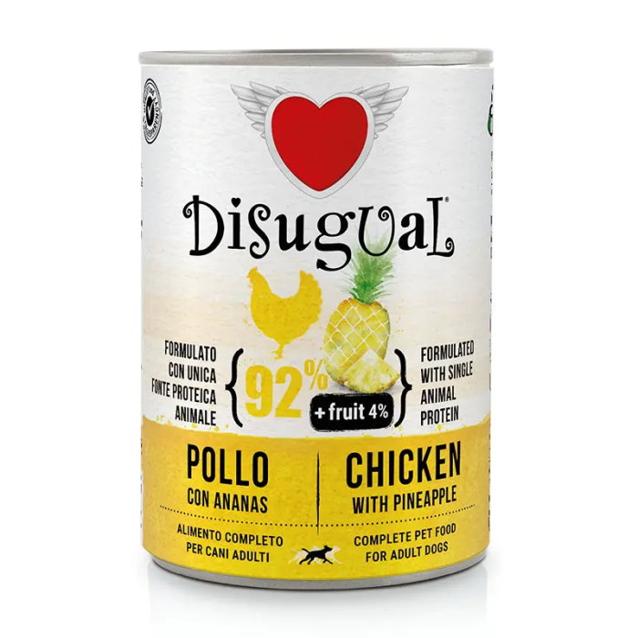 Disugual Fruit Dog Pollo Piña 6x400 gr