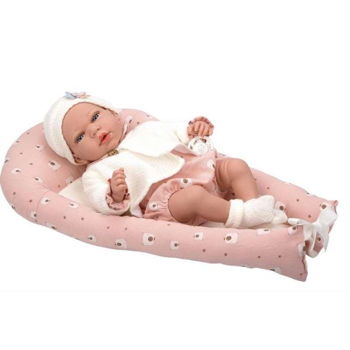 Muñeca Elegance 40 Cm Andie C/Capazo Cambiador (Muñeco Con Peso) 13