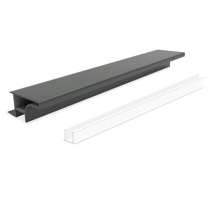 Perfil Gola-A Alto Sp16 4M Acabados Plata, Blanco, Antracita, Negro Acabado Antracita Sc Herrajes Perfil Gola-A Alto Sp16 4M Acabados Plata, Blanco, Antracita, Negro Acabado Antracita Sc Herrajes